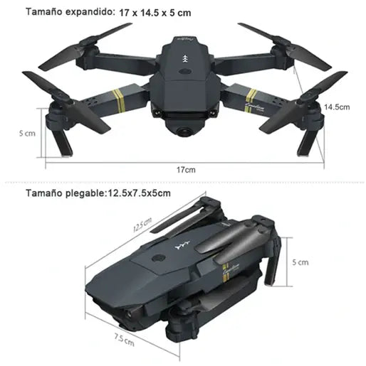 Dron 998 Pro con cámara + 2 Baterías