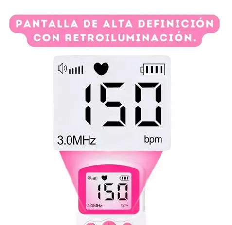 Doppler Fetal de Bebe Monitor de Latidos