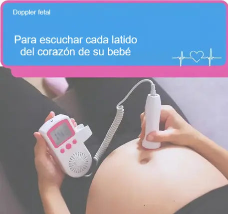 Doppler Fetal de Bebe Monitor de Latidos